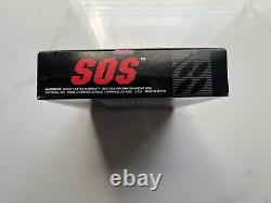 SOS Super Nintendo SNES CIB Cart Box Manual Inserts
