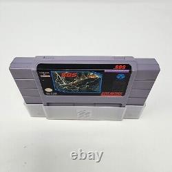 SOS (Super Nintendo SNES) Vic Tokai Authentic & Tested RARE