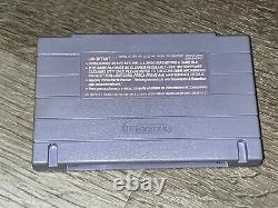 SOS Super Nintendo Snes Cleaned & Tested Authentic