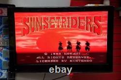 SUNSET RIDERS COMPLETE 1993 Super Nintendo SNES CIB FAST FREE SHIPPING