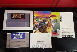 SUNSET RIDERS COMPLETE 1993 Super Nintendo SNES CIB FAST FREE SHIPPING