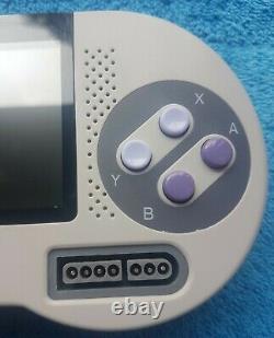 SUPABOY S Handheld SNES! Portable Super Nintendo PAL / NTSC Switch VGC