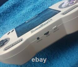 SUPABOY S Handheld SNES! Portable Super Nintendo PAL / NTSC Switch VGC