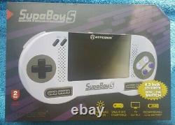 SUPABOY S Handheld SNES! Portable Super Nintendo PAL / NTSC Switch VGC