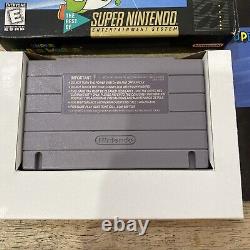 SUPER MARIO WORLD PLAYER'S CHOICE COMPLETE Nintendo SNES Tested Works