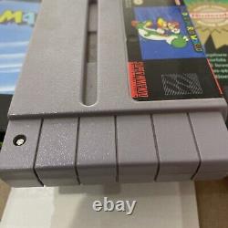 SUPER MARIO WORLD PLAYER'S CHOICE COMPLETE Nintendo SNES Tested Works