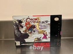 SUPER NINTENDO CHRONO TRIGGER SNES INSERTS + PLAYER'S GUIDE COMPLETE in BOX