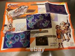 SUPER NINTENDO CHRONO TRIGGER SNES INSERTS + PLAYER'S GUIDE COMPLETE in BOX