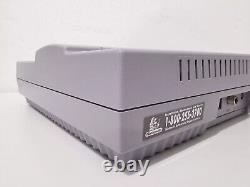 SUPER NINTENDO SNES CONSOLE, CLEANED AND TESTED, CABLES & 2 GAMES, Read Descrip
