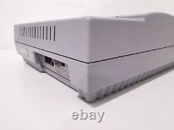SUPER NINTENDO SNES CONSOLE, CLEANED AND TESTED, CABLES & 2 GAMES, Read Descrip