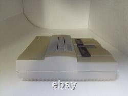 SUPER NINTENDO SNES CONSOLE COMPLETE TESTED WORKS GREAT With2 GAMES #2D