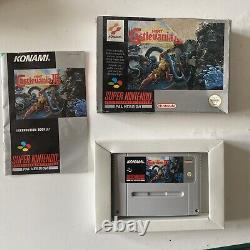 SUPER NINTENDO SNES GAME SUPER CASTLEVANIA IV Boxed + Manual TESTED