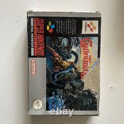 SUPER NINTENDO SNES GAME SUPER CASTLEVANIA IV Boxed + Manual TESTED