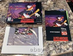 SUPER NINTENDO SNES MAUI MALLARD IN COLD SHADOW Game COMPLETE Nice Shape