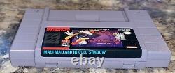 SUPER NINTENDO SNES MAUI MALLARD IN COLD SHADOW Game COMPLETE Nice Shape