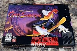 SUPER NINTENDO SNES MAUI MALLARD IN COLD SHADOW Game COMPLETE Nice Shape