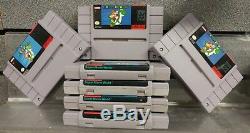 SUPER Nintendo SNES Complete System/Console with Super Mario World +OEM Controller