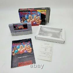 SUPER PUNCH-OUT Super Nintendo SNES Game Complete In Box CIB w Original Receipt