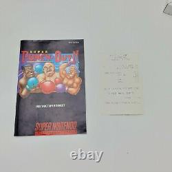 SUPER PUNCH-OUT Super Nintendo SNES Game Complete In Box CIB w Original Receipt