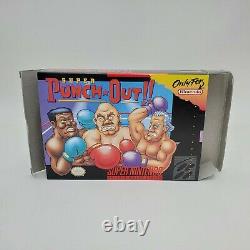 SUPER PUNCH-OUT Super Nintendo SNES Game Complete In Box CIB w Original Receipt