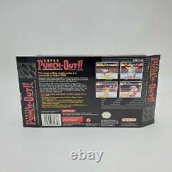 SUPER PUNCH-OUT Super Nintendo SNES Game Complete In Box CIB w Original Receipt