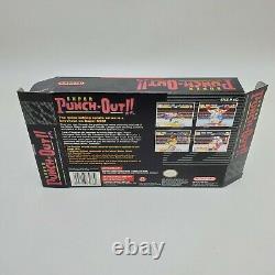 SUPER PUNCH-OUT Super Nintendo SNES Game Complete In Box CIB w Original Receipt