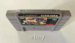 SWAT Kats SNES (Super Nintendo Entertainment System, 1995) AUTHENTIC! Tested