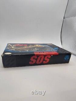 S. O. S. Snes Super Nintendo Very Clean And Complete In Box