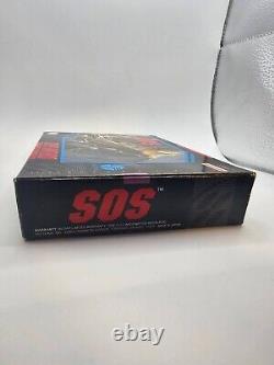 S. O. S. Snes Super Nintendo Very Clean And Complete In Box