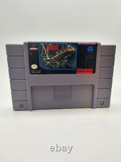 S. O. S. Snes Super Nintendo Very Clean And Complete In Box