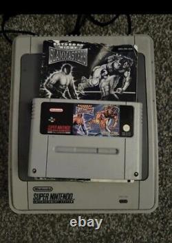 Saturday Night Slammaster Snes Super Nintendo Rare With Manual No Box