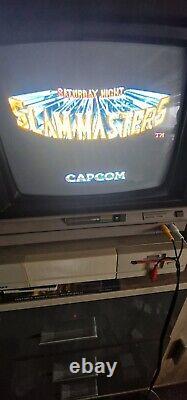 Saturday Night Slammaster Snes Super Nintendo Rare With Manual No Box