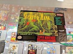 Secret Of Mana Cib Snes Super Nintendo Complete Authentic