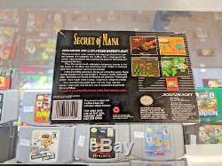 Secret Of Mana Cib Snes Super Nintendo Complete Authentic