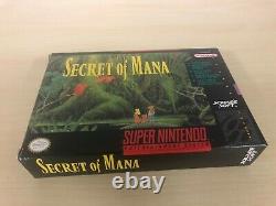 Secret Of Mana Complete Super Nintendo Game Original CIB SNES Very Good