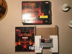 Secret of Evermore SNES mit Big Box OVP PAL deutsch Super Nintendo