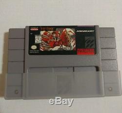 Secret of Evermore (Super Nintendo SNES, 1995) Complete with Poster Map GOOD H