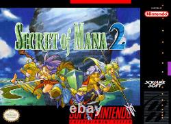 Secret of Mana 2 mit OVP Super Nintendo SNES Repro Spiel NEU Deutsch