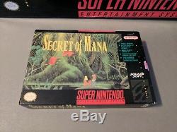 Secret of Mana Super Nintendo SNES Complete in Box CIB Nice! #2