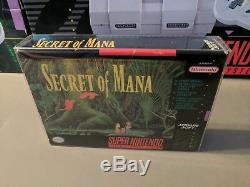 Secret of Mana Super Nintendo SNES Complete in Box CIB Nice! #2