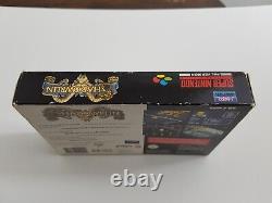 Shadowrun Super Nintendo SNES game CIB PAL UKV VERSION + Box Protector