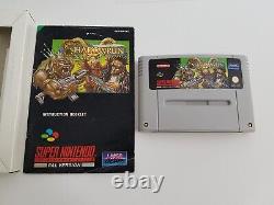 Shadowrun Super Nintendo SNES game CIB PAL UKV VERSION + Box Protector