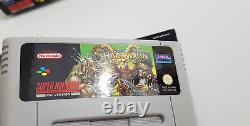 Shadowrun Super Nintendo SNES game CIB PAL UKV VERSION + Box Protector