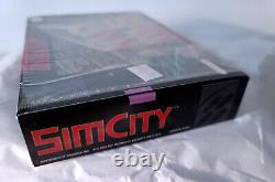 SimCity Super Nintendo SNES Complete Pristine Sim City