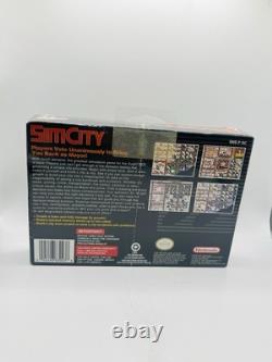 Sim City Super Nintendo Snes Game Factory Sealed With Hang Tag Vintage Authentic