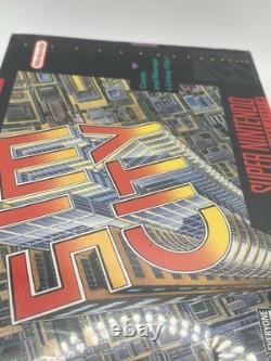 Sim City Super Nintendo Snes Game Factory Sealed With Hang Tag Vintage Authentic