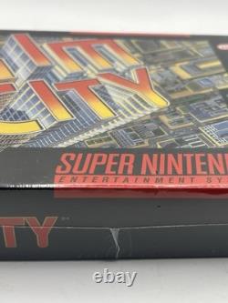 Sim City Super Nintendo Snes Game Factory Sealed With Hang Tag Vintage Authentic