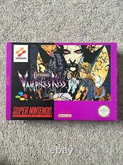 Snes Castlevania Vampires Kiss Very Rare Super Nintendo