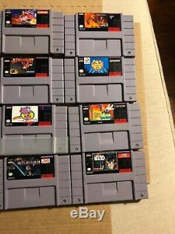 Snes Lot Super Nintendo Star Wars Widget Chuck Rock Bonkers Lion King Aladdin