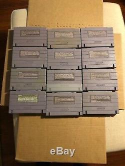 Snes Lot Super Nintendo Star Wars Widget Chuck Rock Bonkers Lion King Aladdin